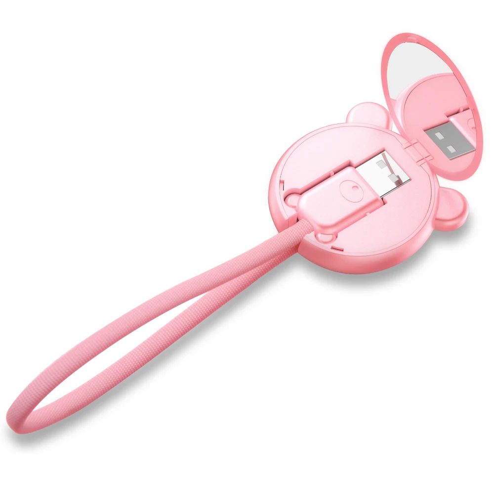 Koop Oatsbasf Usb Kabel voor IPhone 8 7 6 Plus 6 s 5 5 s Se X IPad Air 2 4 mini Snelle Opladen Kabels Mobiele Telefoon Oplader met Spiegel