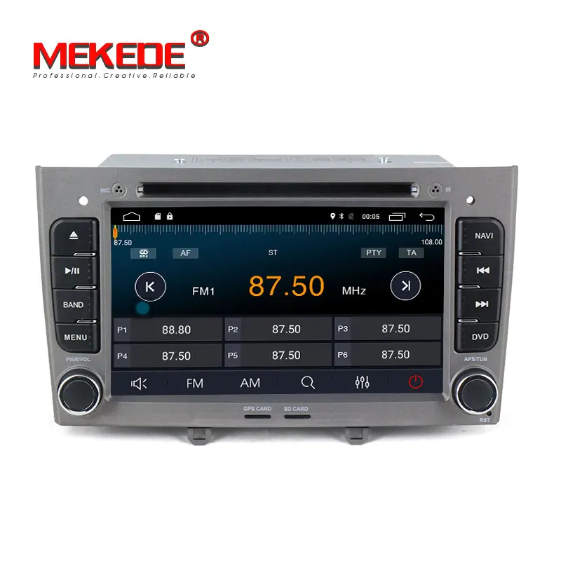 Cheap 7" Quad Core Android 7.1 Car DVD multimedia For Peugeot 308 408 with WIFI Radio GPS Navigation 2G RAM 4G LTE Free shipping 1