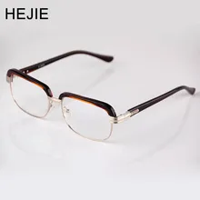 HEJIE классические унисекс большие размеры ацетат и сплав очки для чтения высокое прозрачное покрытие против царапин антибликовый диоптер+ 0,5~+ 4,0 Y290658