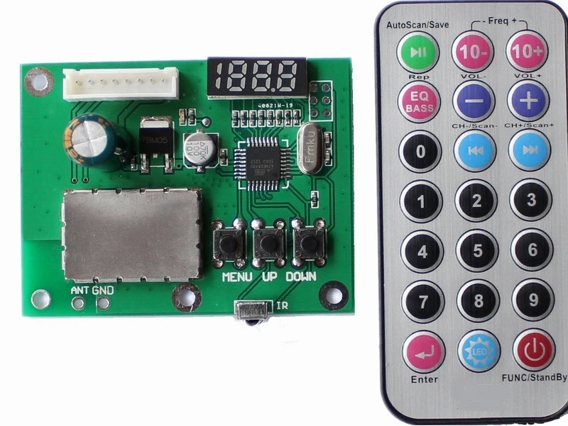 Digital Rds Coding Fm Radio Receiver Module Remote Rss Rds Control  76-108mhz - Integrated Circuits - AliExpress