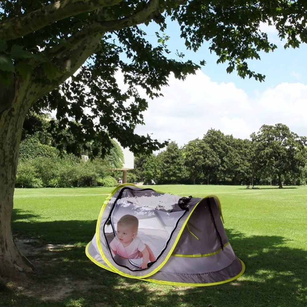 Baby Beach Tent Baby Travel Bed Portable Pop Up Tent UPF50 Sun Shelter Infant