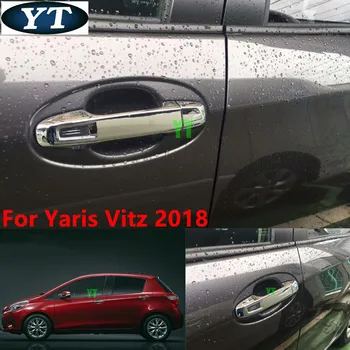 

Auto chrome accessories,door handle trims For Yaris & Vitz 2018