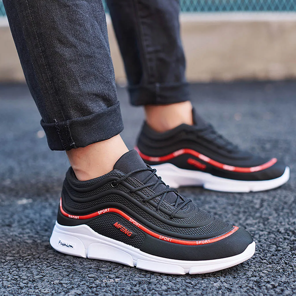 

MUQGEW Fashion Breathable flats sneaker shoes classics Casual Outdoor Travel flats sneaker Shoes mixed colors lace-up sneaker
