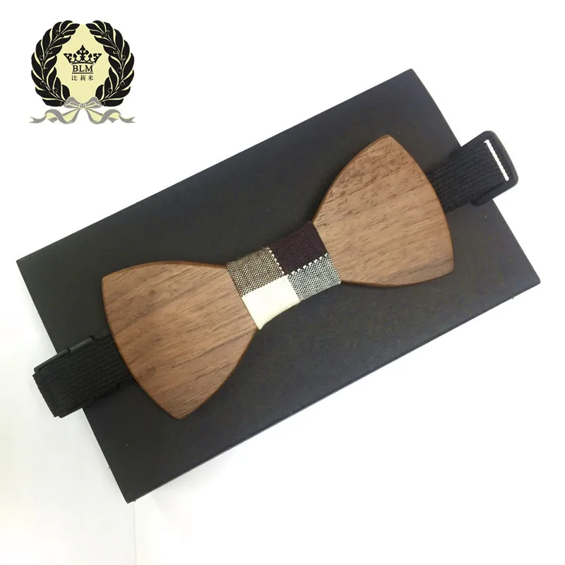 spec offer Wood Bow Tie Mens Wooden Bow Ties Gravatas Corbatas Business