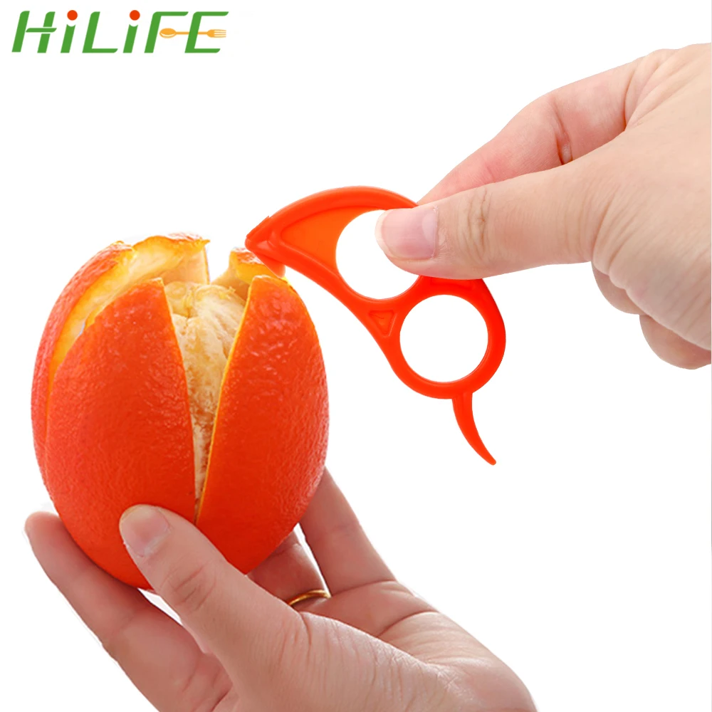 

HILIFE Orange Peeler Lemon Slicer Orange Peeling Device Fruit Peeling Device Citrus Knife Kitchen Tools Gadgets Random Color