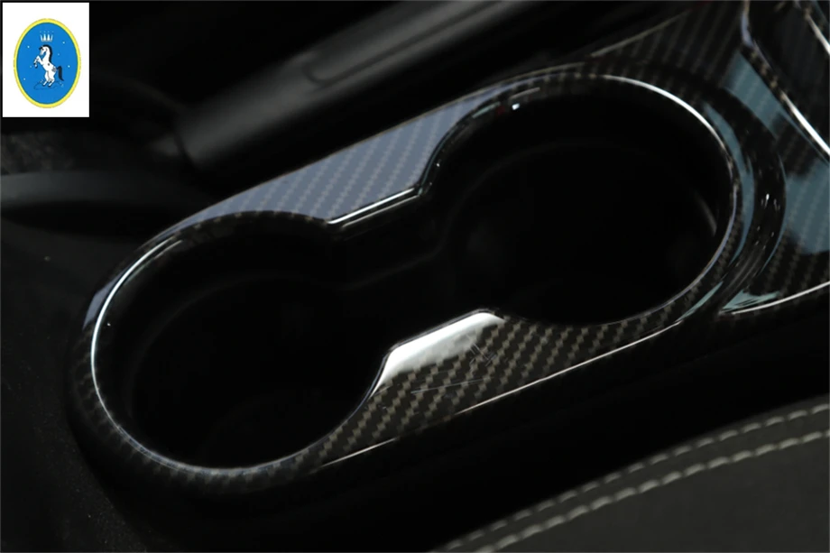 

Interior Mouldings For Jeep Wrangler 2011 - 2017 ABS Stalls Gearshift Box / Water Cup Holder Frame Cover Trim 1 Pcs