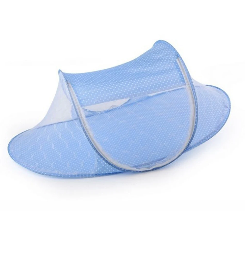 Newborn Bedding Crib Net Summer Protection Crib Pattern Mosquito Net Detachable Anti-Mosquito Cradle Infant Foldable Bedding Net