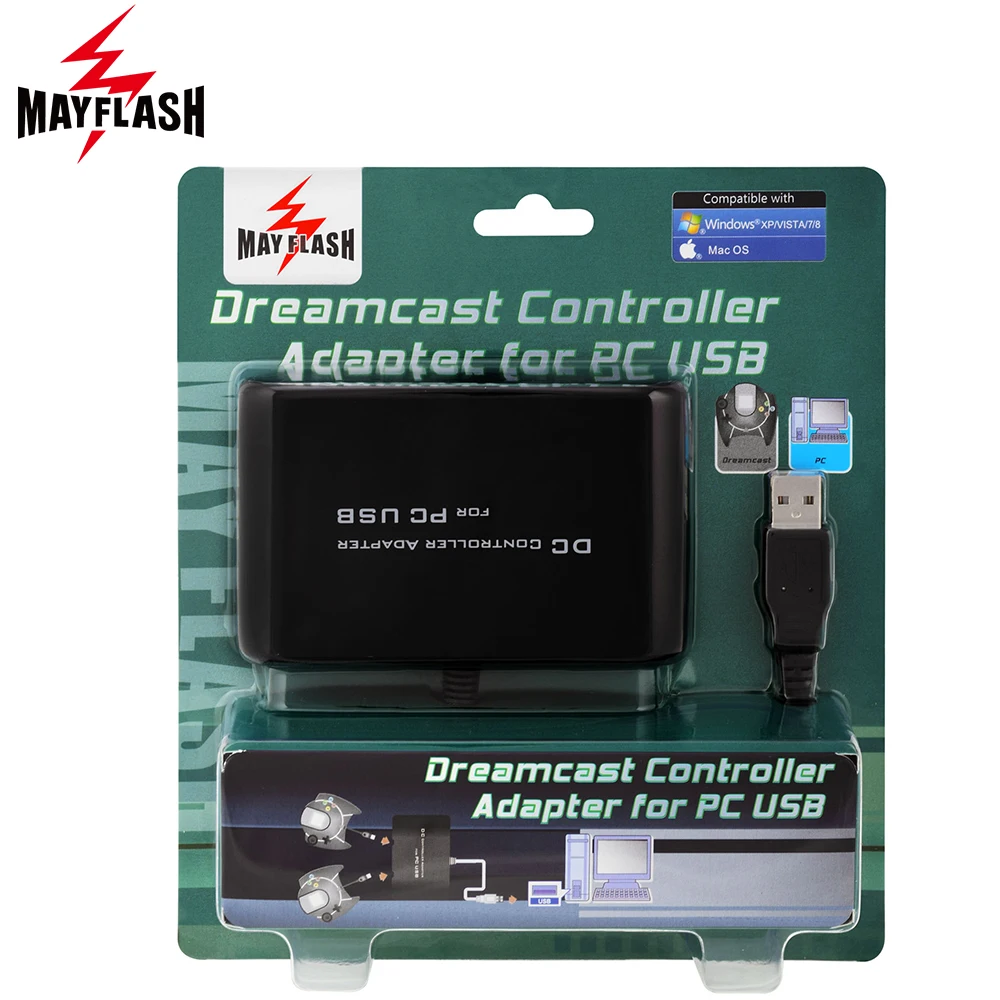 Адаптер для контроллера Dreamcast адаптер ПК с Windows USB/Mac|adapter dvd|adapter dsadapter mini sd card |