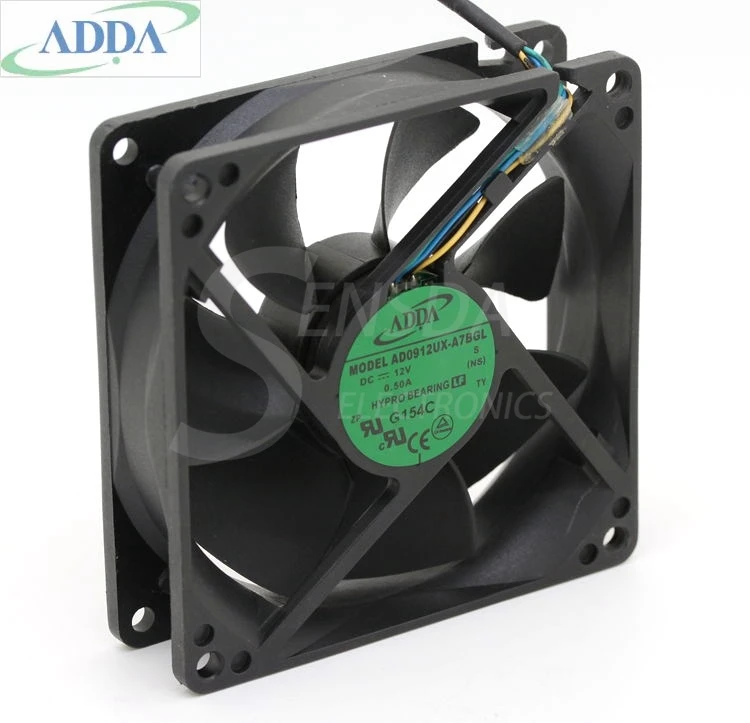 FOR ADDA 92*92*25MM AD0912UX-A7BGL 9225 9CM large air flow chassis CPU cooling fan