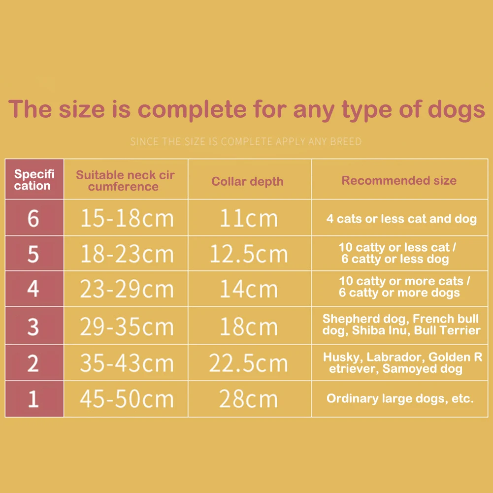 Для домашних животных с оздоравливающим эффектом Елизаветинский воротник для собаки кошки домашние животные восстановление ошейники для собак анти-укус защитный Регулируемый ошейник