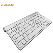 Spanish Language Ultra slim 2 4G Wireless teclado for Macbook PC computer Laptop Android tablet Smart