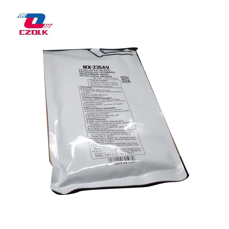 

2Pcs X New compatible MX-235AV Developer for Sharp AR1808S 2028D 2008D 2328 2308 300g/bag For Sharp toner