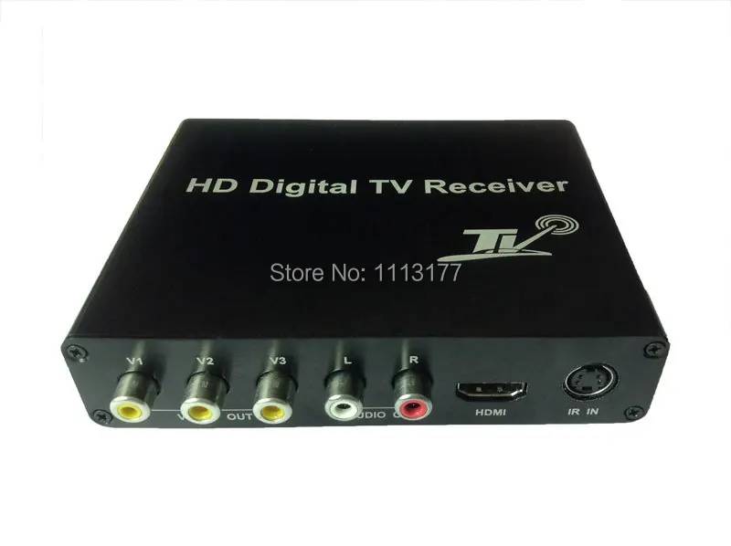 DVB-T HD телевизионная приставка/SD ресивер для автомобиля два тюнера, HDMI и 3 комплекта из видеовыход HD DVB-T MPEG2/MOEG4 AVC/H.264 Стандартный