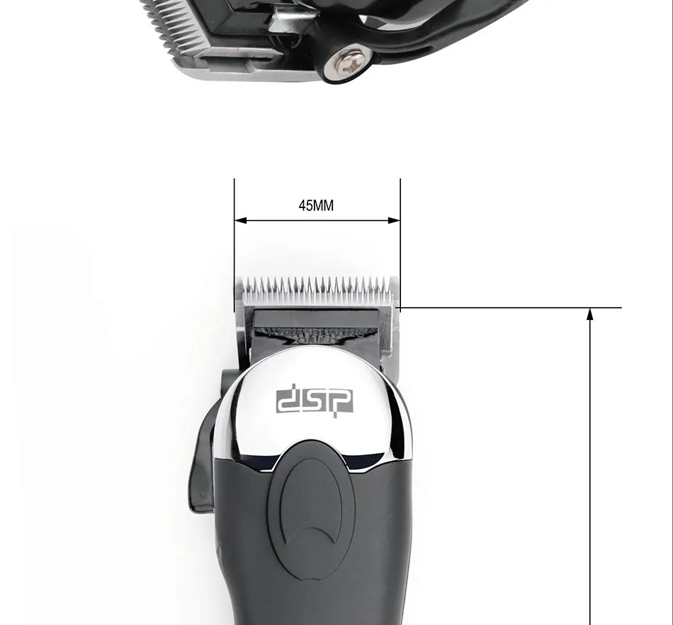 DSP профессиональная электрическая машинка для стрижки волос, титановое стальное лезвие, триммер для волос, машинка для стрижки волос, инструмент для бритья