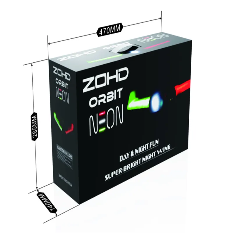 ZOHD Orbit Neon 900 мм размах крыльев EPP FPV ночное летающее крыло RC самолет PNP