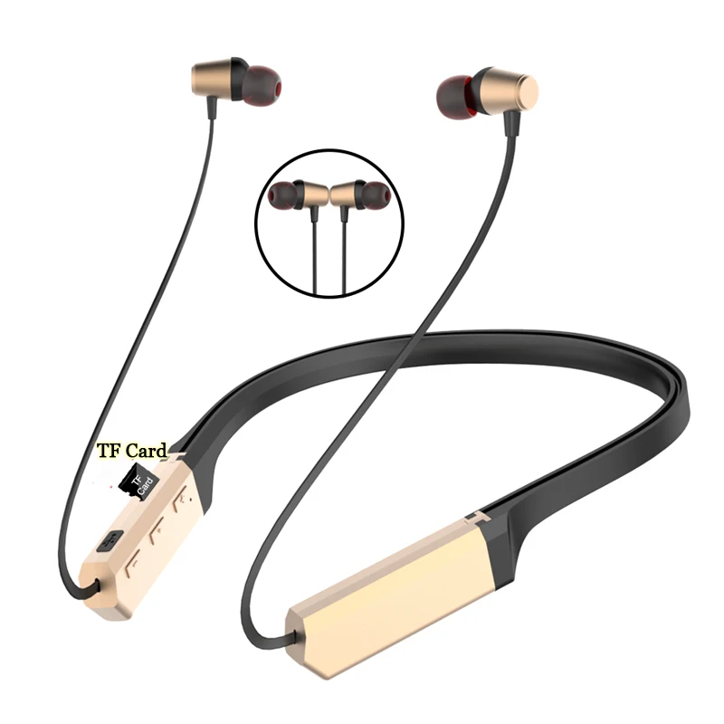 Sport Wireless Bluetooth Headphones For Iphone XS Max 8 7 Samsung S9 S8 Bluetooth Earbuds Mic Headset Waterproof Headphone