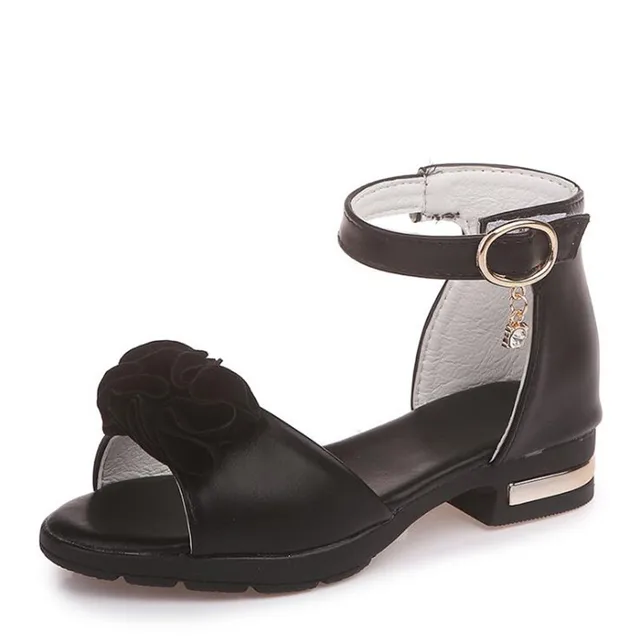 1 13 years old Girls Sandals Girls New Fish mouth Summer Kids Shoes For