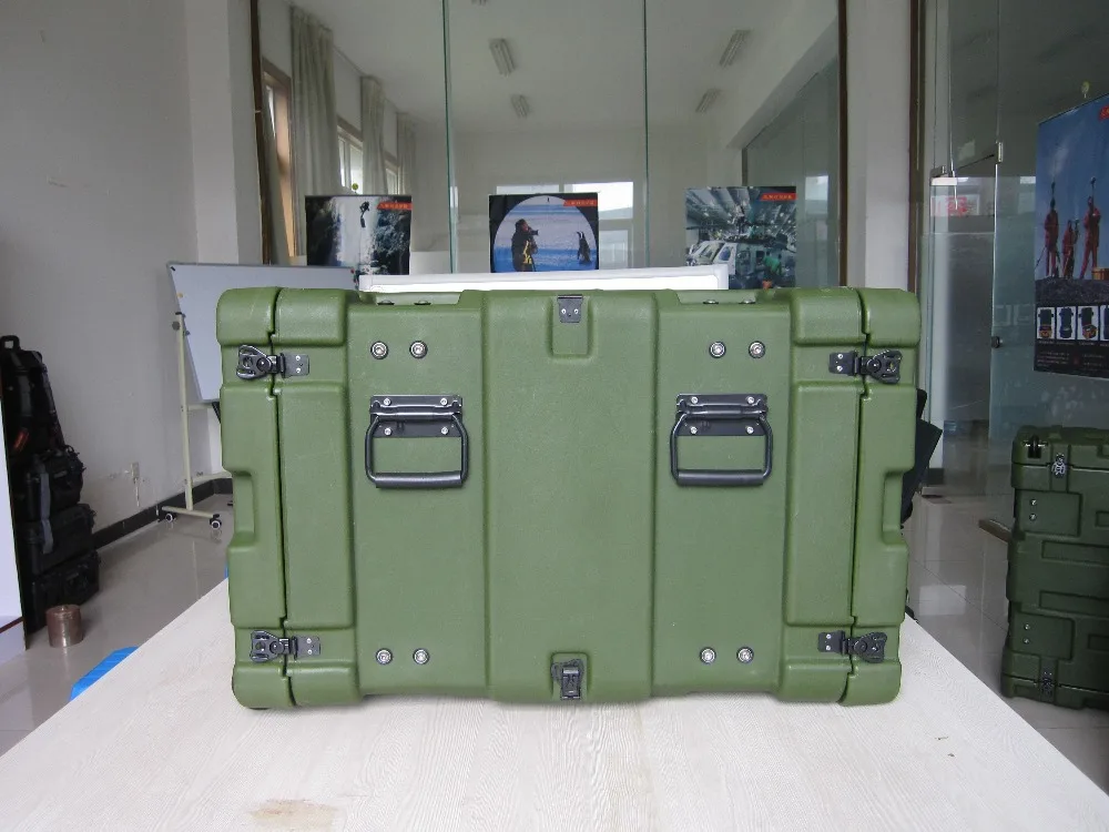  China Hard plastic 6U mount case for mobile computer servicer rack case