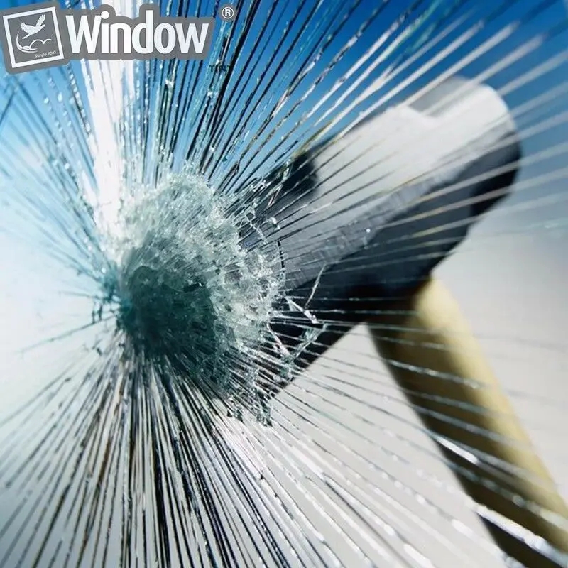 

2 Mil Transparent Safety Security Film 90% UV Proof Self Adhesive Window Sticker Film Splash Prevention Film 1.83x5m/72''x197''