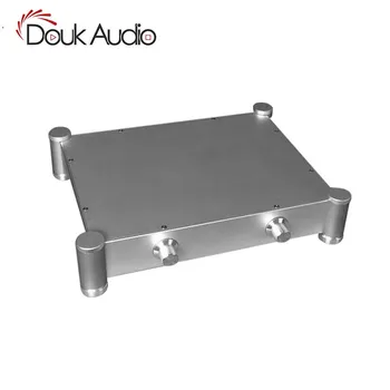 

Nobsound Silver Hi-End Aluminum Enclosure Pre-Amplifier Chassis DIY Case W430*H84*D430 mm