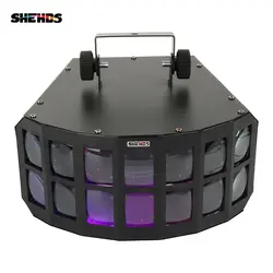Светодио дный луча 30 Вт RGBW бабочка DMX512 сценический эффект света хорошо для DJ Disco танцевальная площадка для ночного клуба КТВ и бар Быстрая