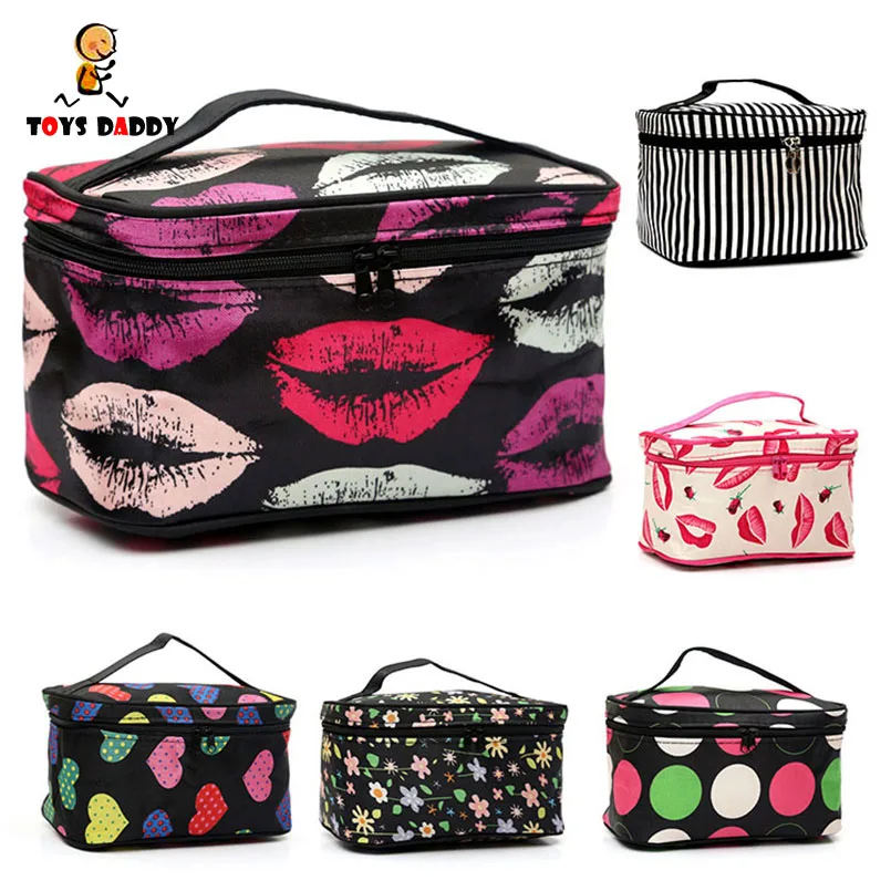 

New Print Design Make Up Bag Women waterproof Cosmetic MakeUp Bag Travel Organizer for Toiletries Toiletry Kit Plush Backpacks