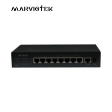 8 портов poe коммутатор 10/100/1000 м poe коммутатор gigabit 48 в 120 Вт poe источник питания ip-камера poe Система видеонаблюдения