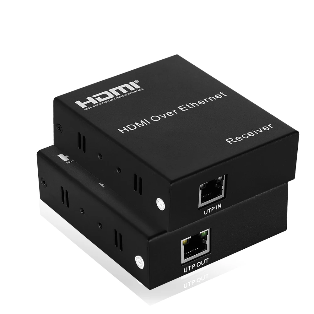 1080P HDMI удлинитель 120 м по TCP/IP Cat5e/6 Ethernet кабель HDMI инфракрасный передатчик/приемник с ИК с коробкой