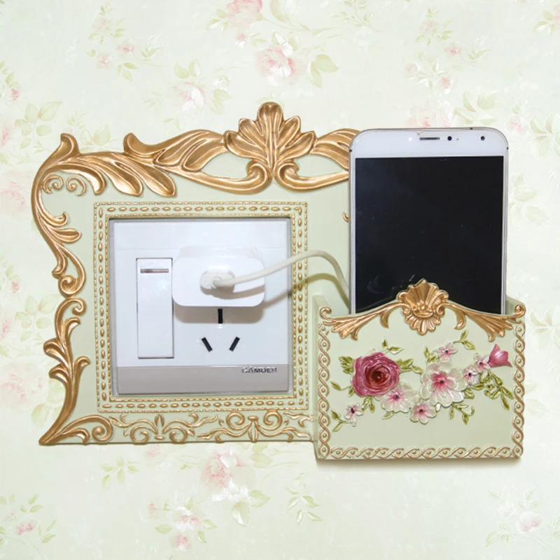 

European 3D Switch Stickers Home Decoration Resin Wall Stickers Creative Switch Sticker Decorative Stickers for Living Room