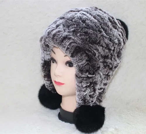 LinhaoshengyueFur hat, шапка из кроличьего меха, модная женская меховая шапка, Зимняя женская шапка, женская