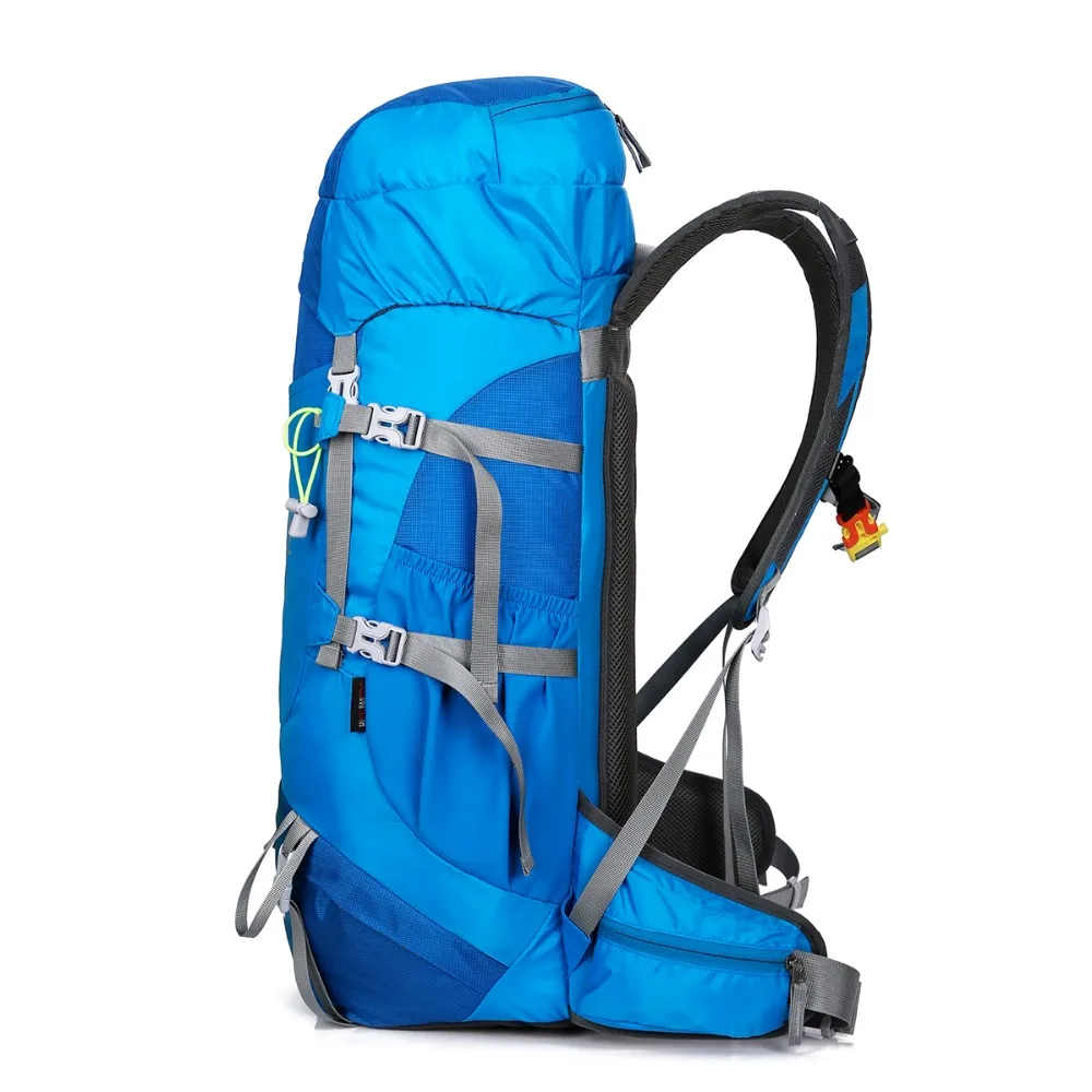 Новый 60L + 5L дорожная сумка большая Ёмкость рюкзак для Для мужчин Для женщин Повседневное многофункциональная сумка унисекс рюкзак