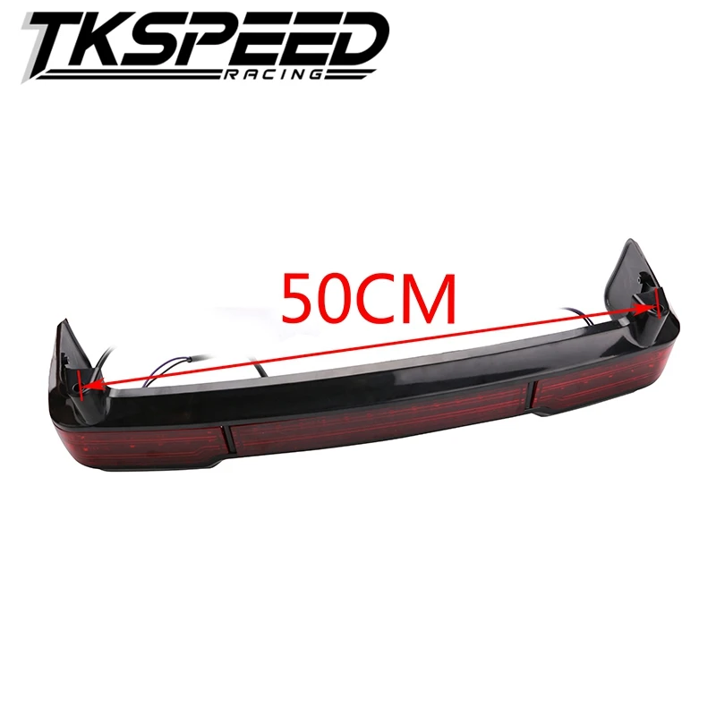 Black Tour pak LED Light Kit Trunk for Touring king pack brake turn