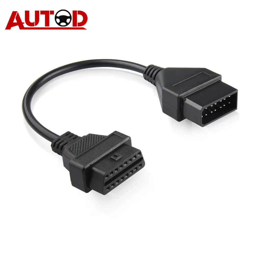 OBD2 кабель для Nissan 14PIN OBD разъем 14 16PIN Диагностический автомобильный контактный