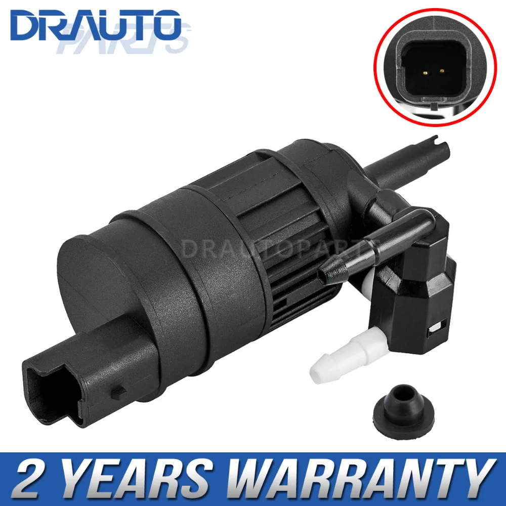 

Windshield Windscreen Washer Pump For Renault Laguna 1993-2001 Twin Outlet Front Rear with Grommet