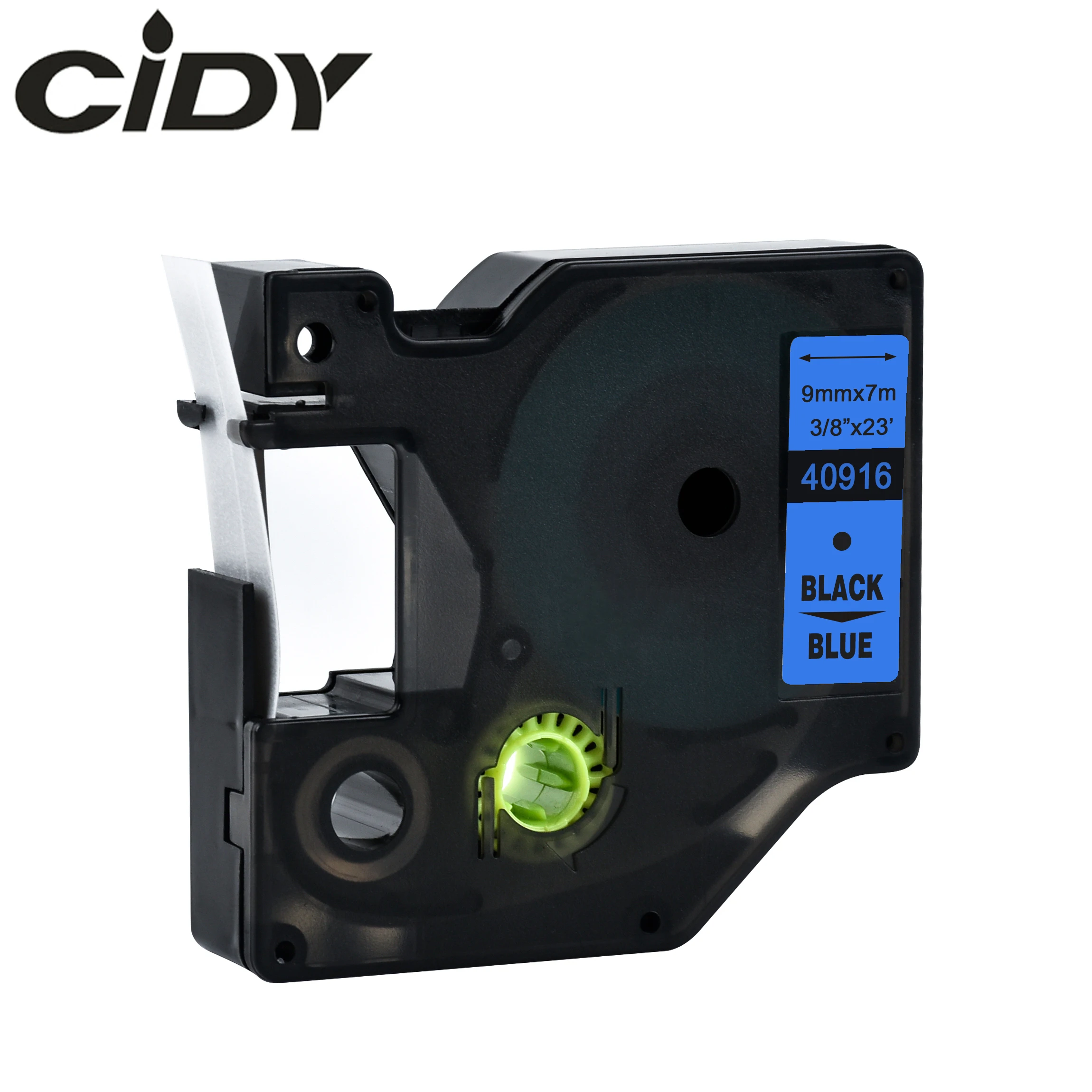 

Cidy 40916 Compatible Dymo D1 manager 9mm black on blue for Dymo Label Printer label cassette for Dymo label manager LM 160 280