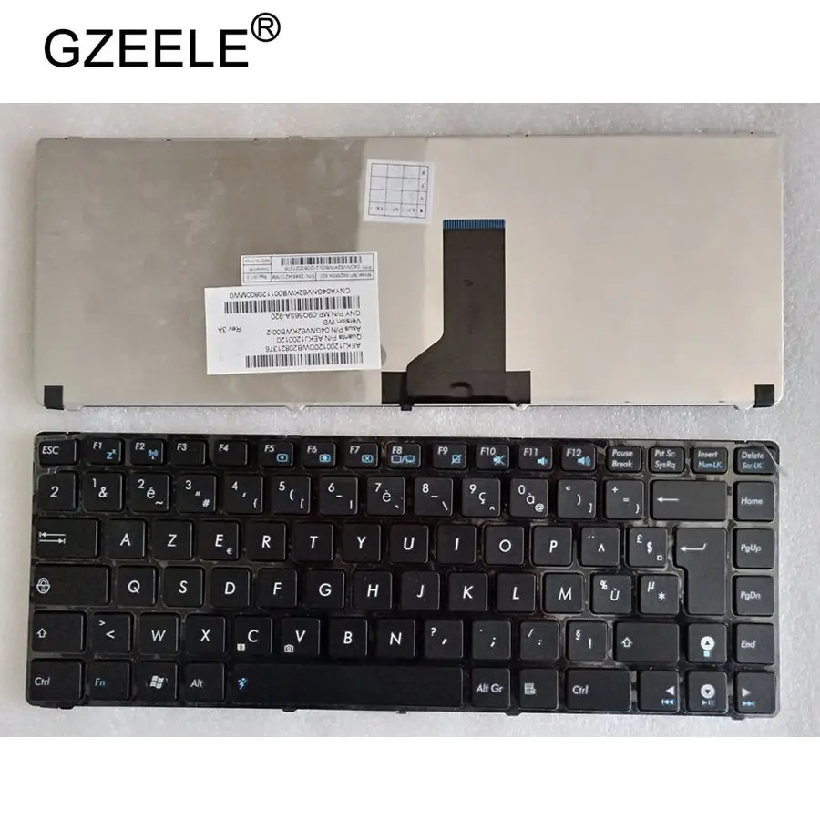 

GZEELE FR French laptop keyboard for ASUS K42 N43 X43 K43 U36J U36JC U36S U36SD U36SG U36R U36KI keyboard French Clavier Azerty