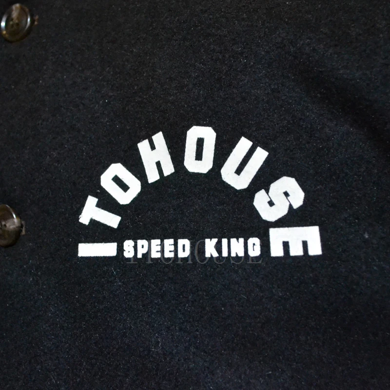 Itohouse репликации тяжелых 21 унц. шерстяные A 1 зимняя куртка Байкер Верхняя одежда