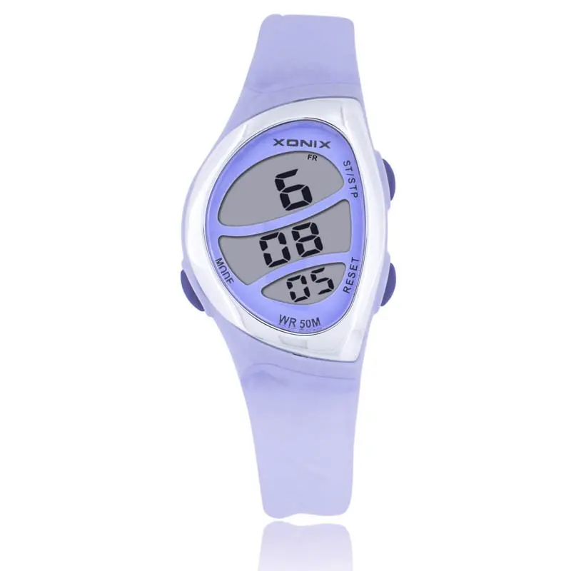 Hot!!! XONIX Fashion Women Sports Watches Waterproof 50m Ladies Jelly