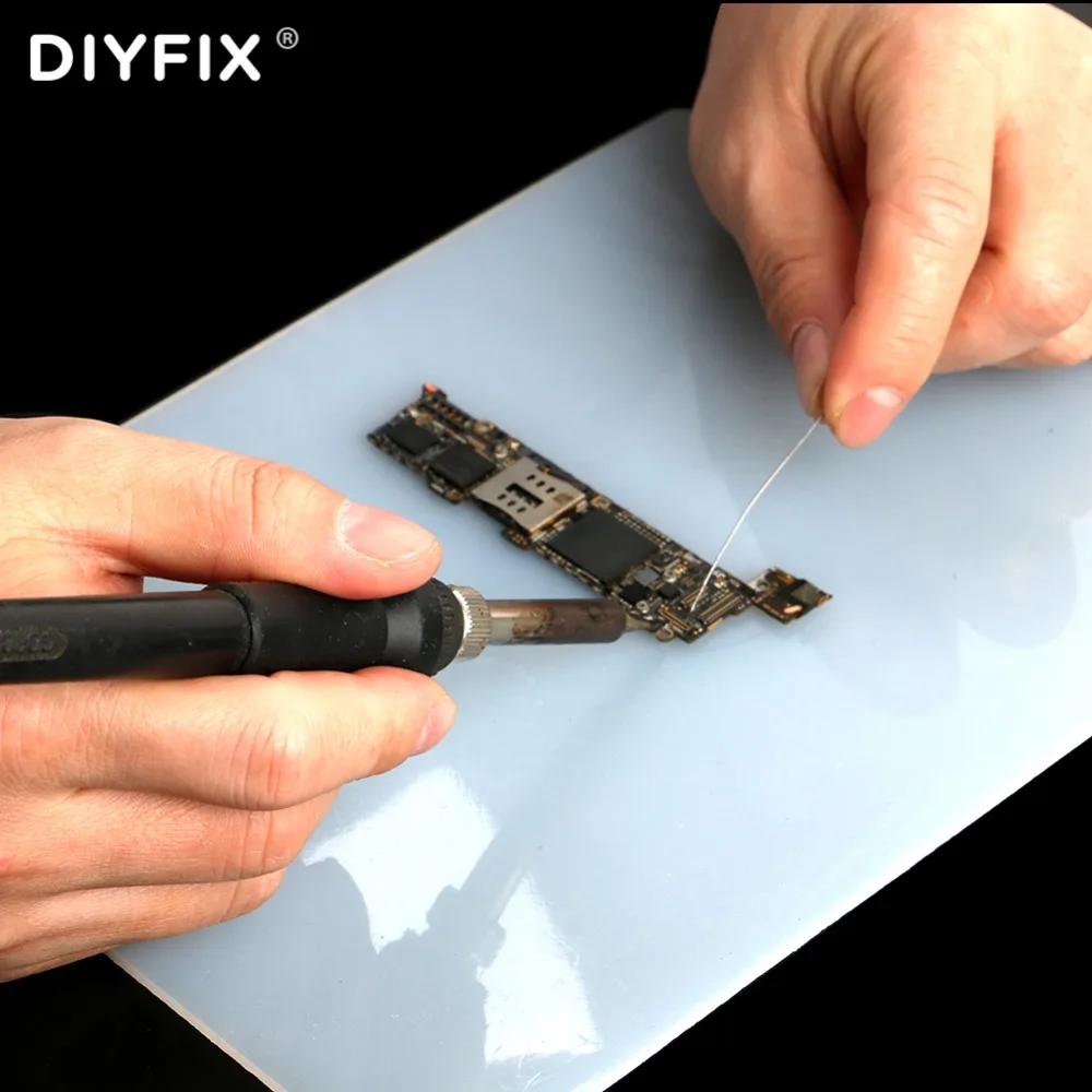 DIYFIX теплоизоляция силиконовый коврик стол 23 5x18 см обслуживания платформы для BGA