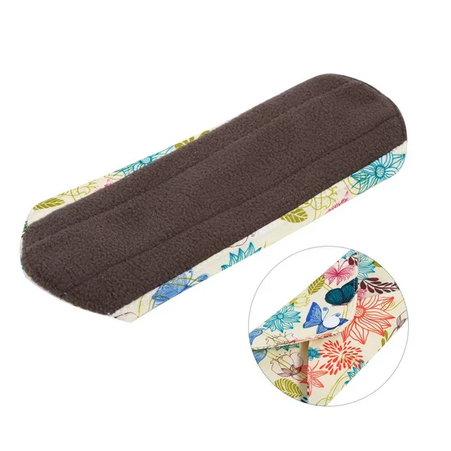 1PC Charcoal Bamboo Cloth Pads Bamboo Inner Washable Reusable Menstrual Pads Sanitary Pads Lady Cloth Pad Panty Liner 20x18cm