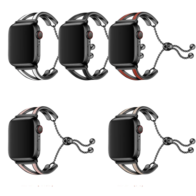Новейший деловой браслет для Apple Watch полосы 38 мм 40 мм 42 мм 44 мм нержавеющая сталь ремешок для iWatch серии 4 3 2 1 ремешок для часов