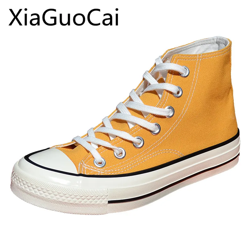 

High Top 1970s Summer 2018 Women Canvas Shoes College Student Lovers Casual Shoes Leisure Flat Canvas Shoes