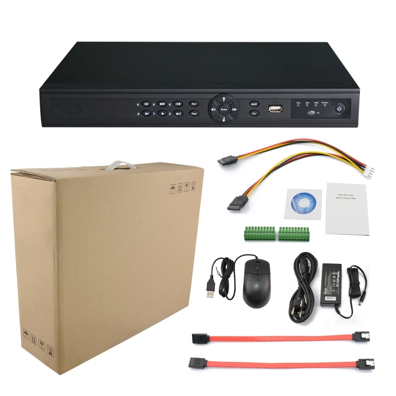 Умная безопасность 8CH 6MP сетевой видеорегистратор, HD 4 K HDMI 1080 P VGA выход H.265 Сетевой Видео видеорегистратор с протоколом ONVIF P2P Обнаружение движения распознавание лица