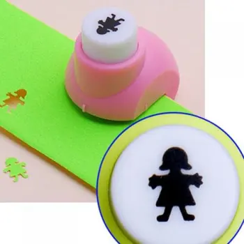 

Kid Child Mini Printing Paper Hand Shaper Scrapbook Tags Cards Craft DIY Punch Cutter Tool(Girl)