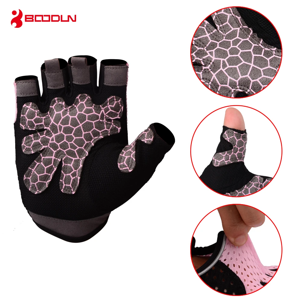 2018 New Enhanced edition Fitness Gym workout gloves weight lifting gloves body building gloves Cycling gloves for women