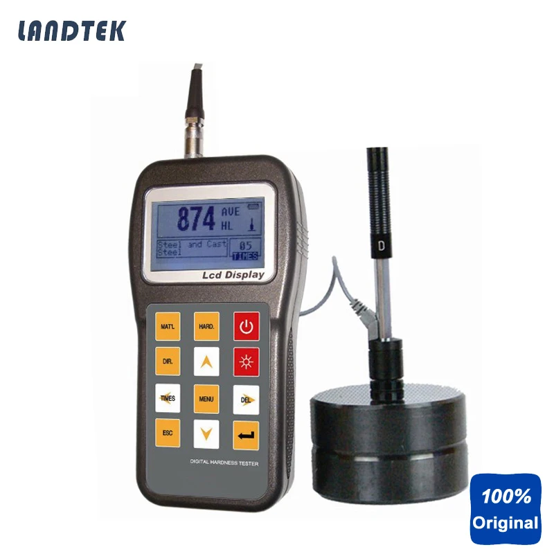 VTSYIQI Leeb Hardness Durometer Testing Equipment Tester Gauge Rebound Hardness Tester Meter Durometer 170 to 960 HLD LCD Digital for Metal Steel 10 Materials VTSYIQI Leeb Hardness Durometer Testing Equipment Tester Gauge Rebound Hardness Tester Meter Durometer 170 to 960 HLD LCD Digital for Metal Steel 10 Materials
