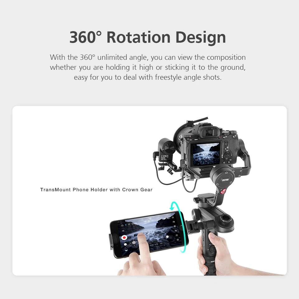 Zhiyun WEEBILL LAB Creator комплект аксессуаров включает сервопривод зум/ контроллер