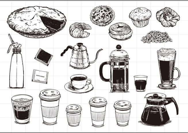 

Coffee shop Transparent Clear Silicone Stamp/Seal for DIY scrapbooking/photo album Decorative clear stamp