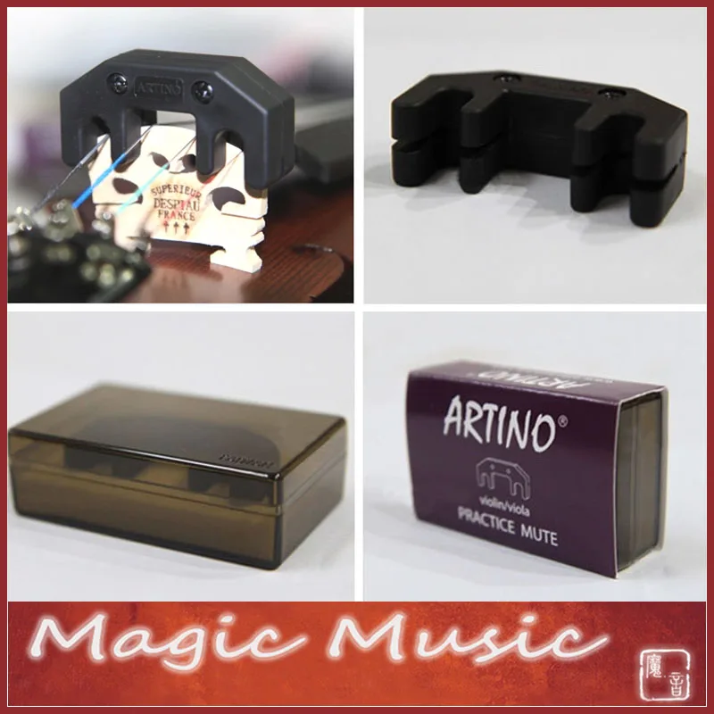 

Free shipping! High Quality Brand ARTINO Rubber Violin Practice Mute, 4/4 Violin Silencer with Metal Inner Core, Made in Taiwan