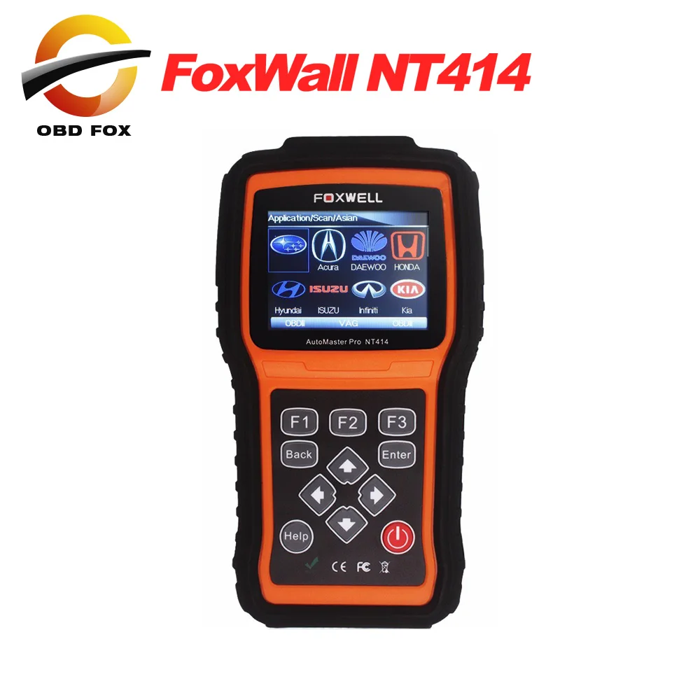 Automotive scanner Car Diagnostic Tool Foxwell NT414 For Air Bag SRS